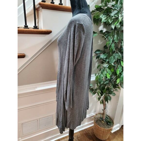 Camille & Company Women's Gray Rayon Round Neck Long Sleeve Top Tunic Size Large - Picture 5 of 9